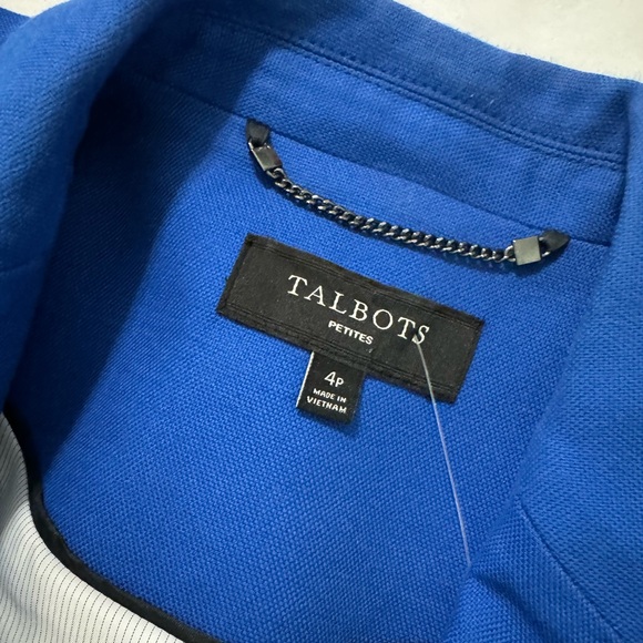 Talbots Women’s Cobalt Blue Blazer - Picture 6 of 8